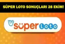SÜPER LOTO ÇEKİLİŞ SONUÇLARI 28 EKİM! Süper Loto çekiliş sonuçları sorgulama ekranı