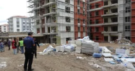 Malatya’da kafasına malzeme düştü: İnşaat işçisi yaralandı!