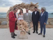 Futbol Menajeri Alp Tontu ile Cansu Yıldırım Dünyayı Evlendi