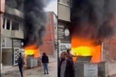 Niyazi Mahallesi’nde Metruk İş Yerinde Yangın